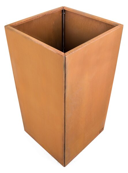 G21 Corten Square virágláda, 50 x 100 x 50 cm
