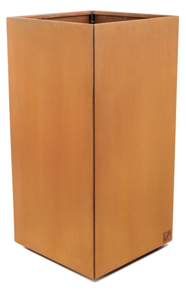 G21 Corten Square virágláda, 50 x 100 x 50 cm