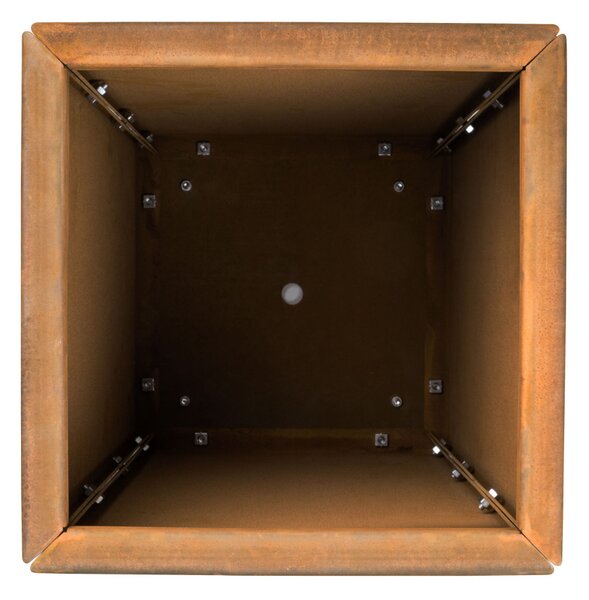 G21 Corten Square virágláda, 30 x 60 x 30 cm