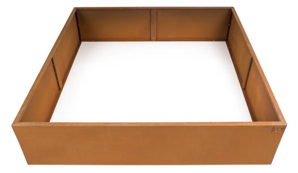 G21 Corten magaságyás, 132 × 32 × 132 cm