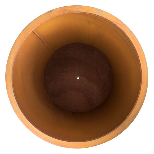 G21 Corten Round virágláda, 65 x 100 cm