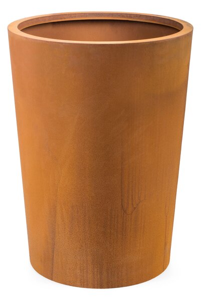 G21 Corten Round virágláda, 55 x 75 cm
