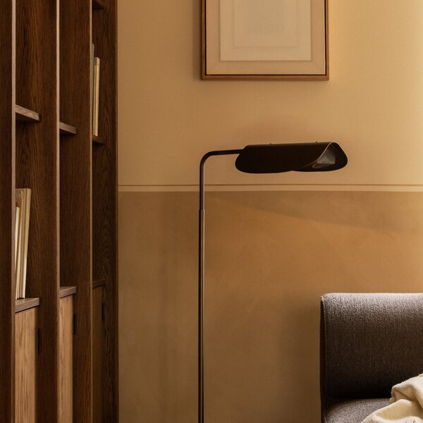 Állólámpa Audo Copenhagen, Wing, dimmable, Bronz / Öreg Sárgaréz, Nappali, Alumínium, Dizájn