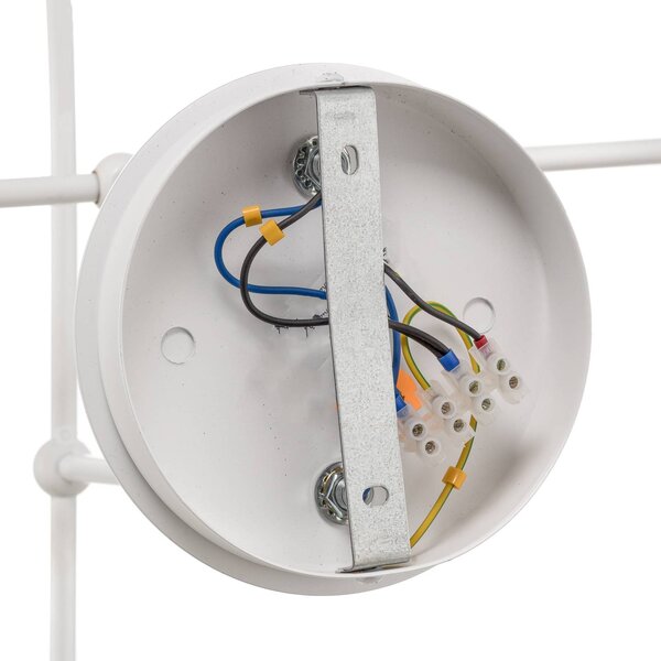 EMIBIG LIGHTING Pregos 4 mennyezeti világítás, izzós, fehér, dimmelhető, Fehér / opál, Folyosó, fém, Modern