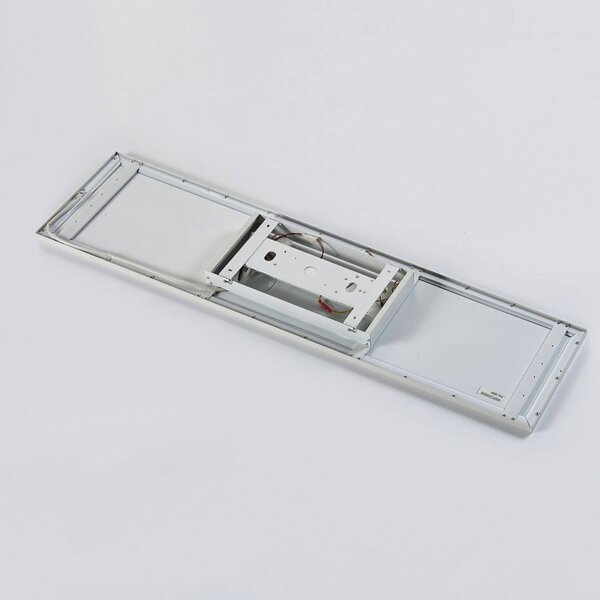 Arcchio LED panel Philia, CCT, 120 cm, 30 W, dimmelhető, Fehér / opál, Nappali / Étkező, Műanyag, Modern