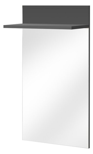 Akasztós panel tükörrel Mablo (antracit)