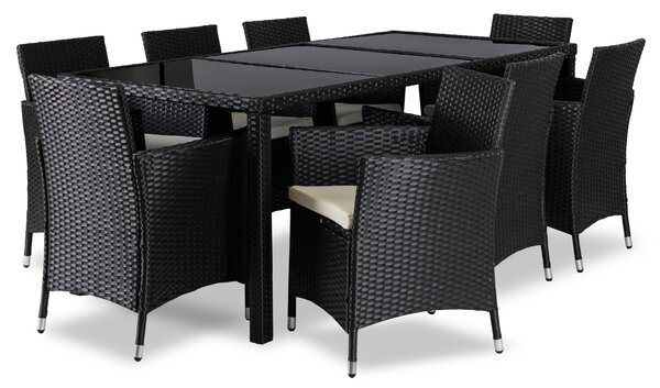 POMONA kerti bútor szett, fekete