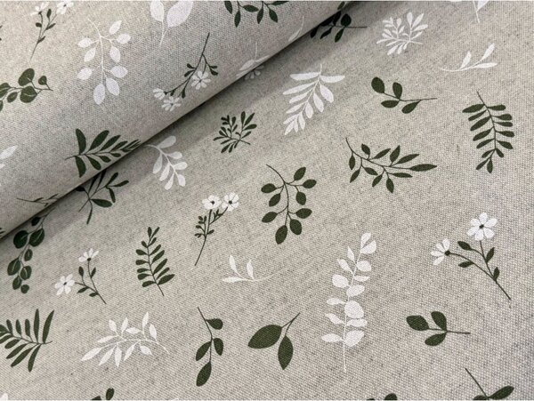 Dekoratív szövet Zöld rét, h. 140 cm