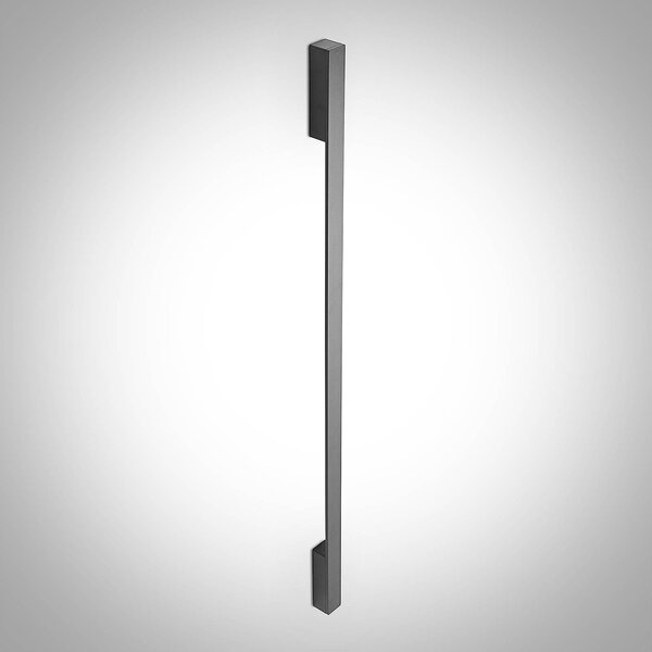 Arcchio Ivano LED fali lámpa, 130 cm, fekete, Fekete, Folyosó, Alumínium, Modern