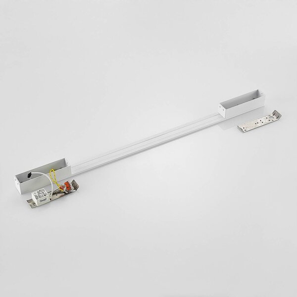 Arcchio LED-es fali lámpa Ivano, 91 cm, fehér, alumínium, Fehér / opál, Folyosó, Alumínium, Modern