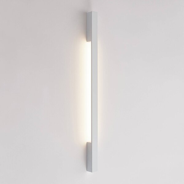 Arcchio LED-es fali lámpa Ivano, 91 cm, fehér, alumínium, Fehér / opál, Folyosó, Alumínium, Modern