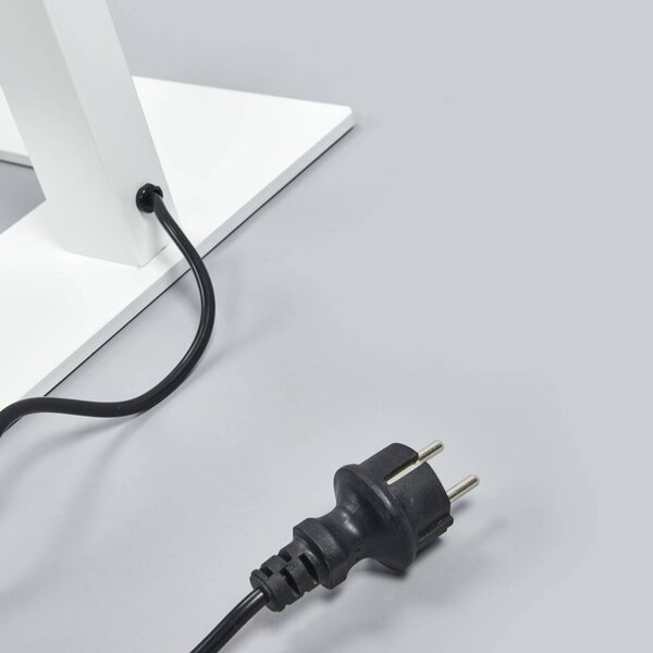 Arcchio LED álló lámpa Logan Basic, fehér, 6000 lm, dimmelhető, dimmelhető, Fehér / opál, Dolgozószoba / Iroda, Alumínium, Modern
