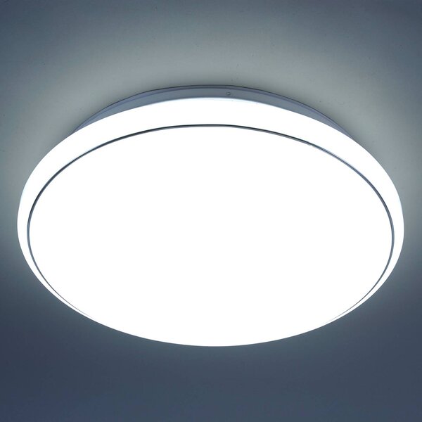 JUST LIGHT. GmbH Jupiter LED mennyezeti lámpa csill. ég optika 60cm, dimmelhető, Fehér / opál, Nappali / Étkező, Műanyag, Modern