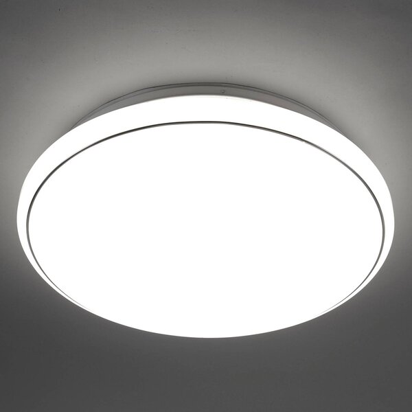 JUST LIGHT. GmbH Jupiter LED mennyezeti lámpa csill. ég optika 60cm, dimmelhető, Fehér / opál, Nappali / Étkező, Műanyag, Modern