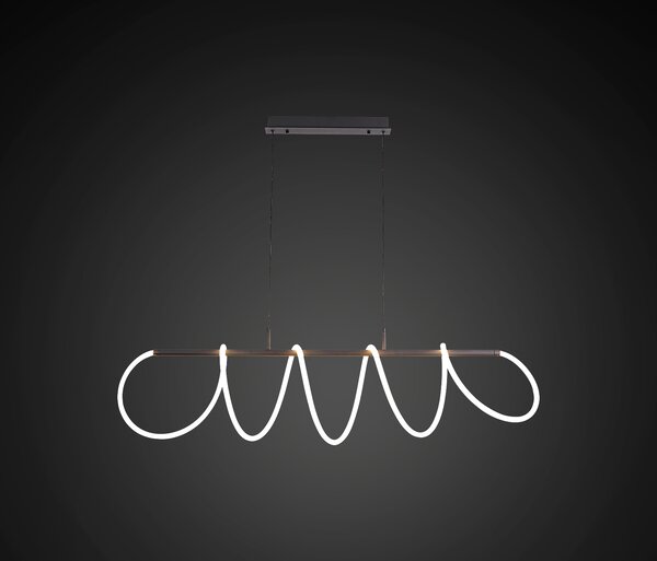 Zigzag LED egyágú függesztett lámpa