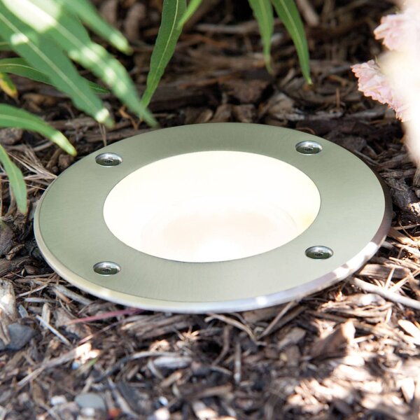 Paulmann LED padlóba süllyesztett spotlámpá Special, IP67, Ø 11 cm, Alu / szürke / cink, Rozsdamentes acél