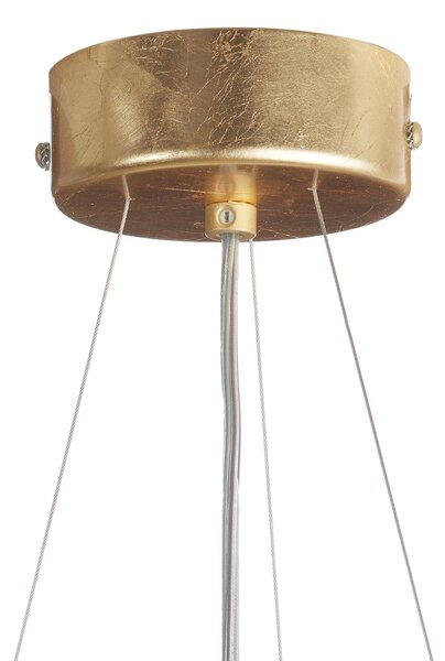 Marchetti medál fény Pura aranyfüst bevonat, 60cm, 3x E27, dimmelhető, Sárgaréz / arany, Nappali / Étkező, fém, Dizájn