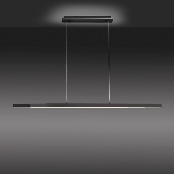 Q-Smart-Home Paul Neuhaus Q-ARIAN LED függő lámpa, antracit, dimmelhető, Fekete, Nappali / Étkező, fém, Modern