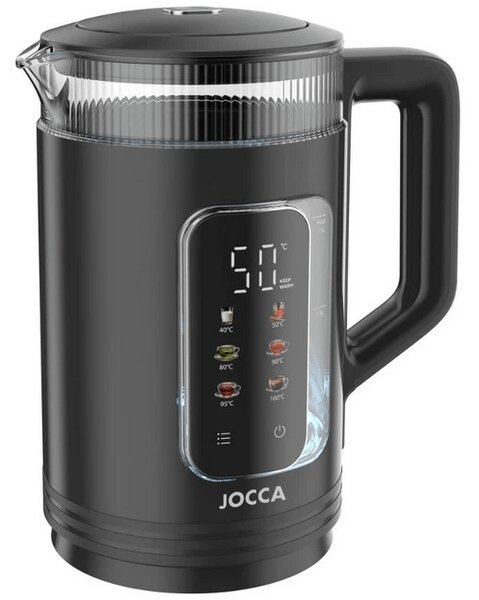 Jocca 2894N Easy Touch Vízforraló, fekete