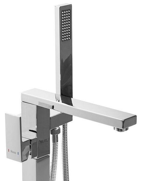Rea Tery szabadon álló csaptelep h-885 kézizuhany készlettel, króm, REA-B5305