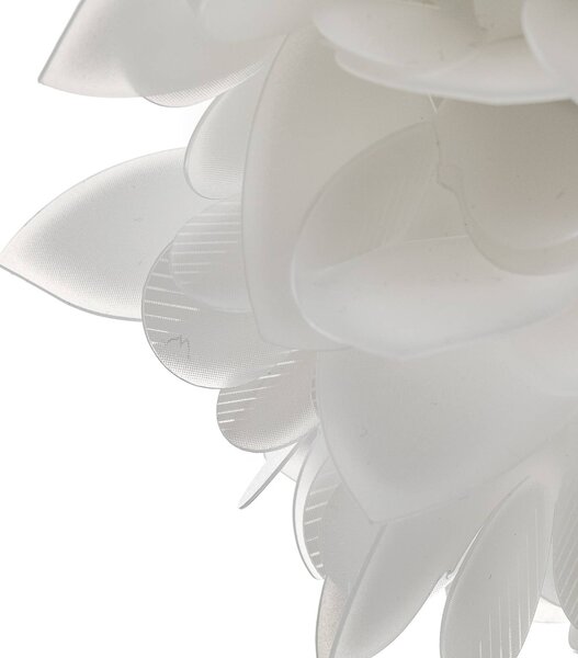 Slamp Veli Foliage Mini fali világítás, Ø 36 cm, dimmelhető, Fehér / opál, Nappali / Étkező, Műanyag, Dizájn