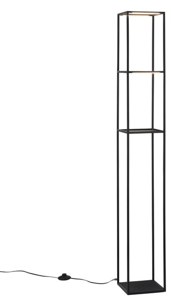 Paul Neuhaus Conni LED álló világítás, fekete, fém, 140 cm, dimmelhető, Fekete, Nappali / Étkező, fém, Modern