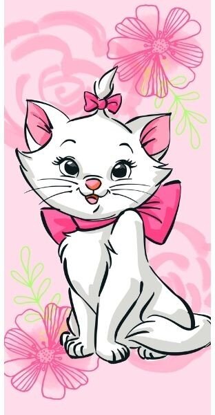 Marie cica törölköző (Pink Flower)