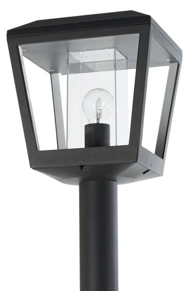 Lucande kültéri világítás, antracit, fém, magasság 220 cm, dimmelhető, Fekete, Alumínium, Modern