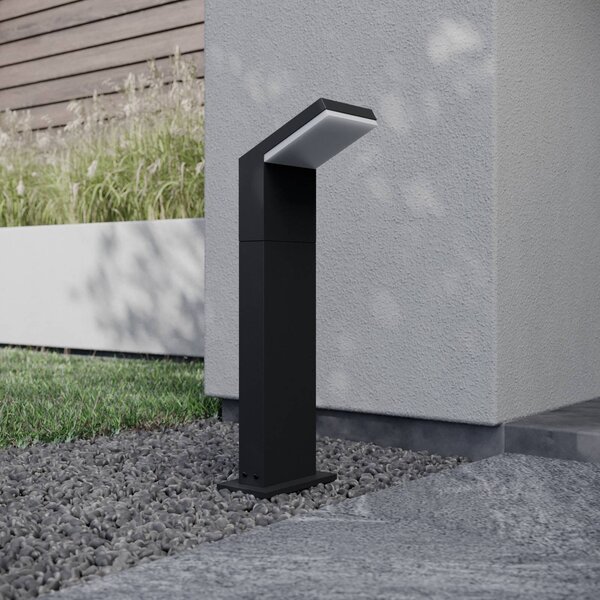 Arcchio LED-es útvilágítás Yolena, 60 cm, antracit, alumínium, Fekete, Alumínium, Modern