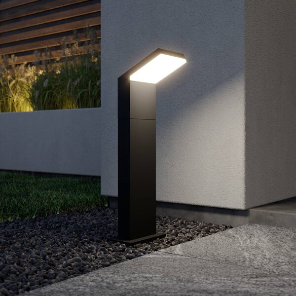Arcchio LED-es útvilágítás Yolena, 60 cm, antracit, alumínium, Fekete, Alumínium, Modern