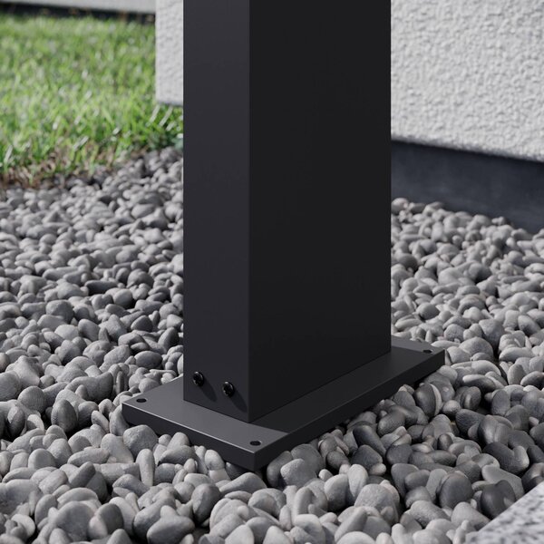 Arcchio LED-es útvilágítás Yolena, 60 cm, antracit, alumínium, Fekete, Alumínium, Modern