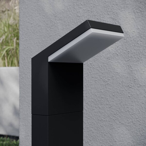 Arcchio LED-es útvilágítás Yolena, 60 cm, antracit, alumínium, Fekete, Alumínium, Modern