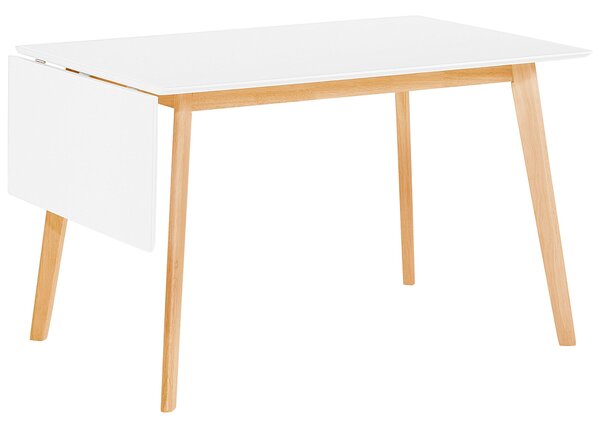 Kihúzható étkezőasztal MEDIO Fehér 120/155 cm 80 cm