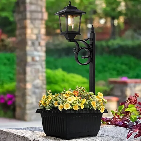 Bloomlamp™ Kaspó Napelemes Lámpással