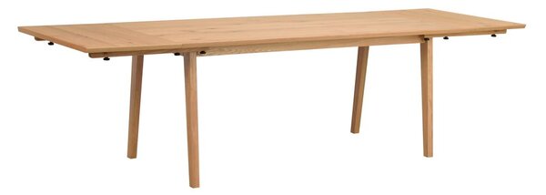 Melfort fa étkezőasztal tölgyfa dekorral, 180 x 90 cm - Rowico