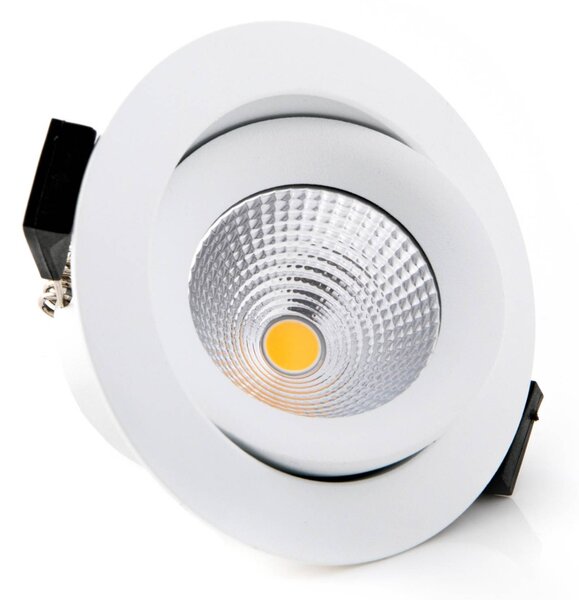 The Light Group SLC One 360° LED süllyesztett fény fehér 2,700K, dimmelhető, Fehér / opál, Nappali / Étkező, Alumínium, Modern