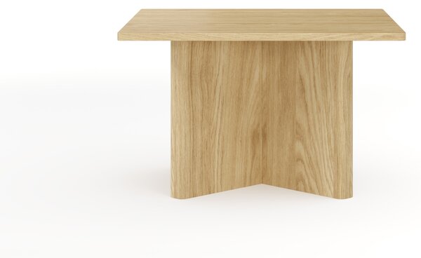Bellora négyzet alakú dohányzóasztal 80 cm - olajozott tölgy