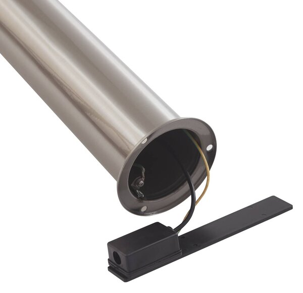 Lindby LED talapzati lámpa Belen, rozsdamentes acél, Modern