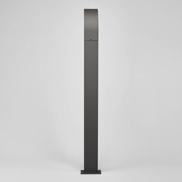 Lucande Timm LED ösvény lámpa, érzékelő, 100cm, antracit, IP54, Fekete, Alumínium, Modern