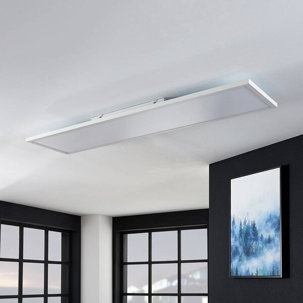 Arcchio LED panel Brenda, 120 x 30 cm, CCT, távvezérléssel, dimmelhető, Fehér / opál, Nappali / Étkező, Modern