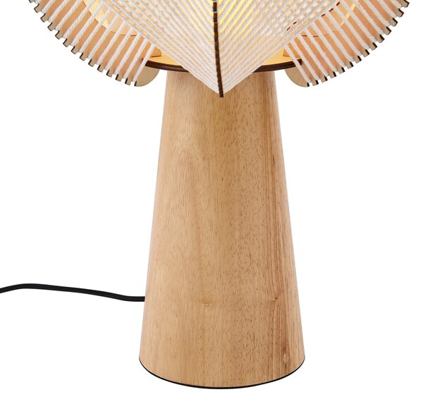 Japandi asztali lámpa bézs 45 cm - Gertie