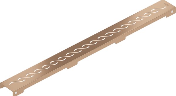 Mexen Flat, lineáris padlóösszefolyó 70 cm, matt réz, 1C23070