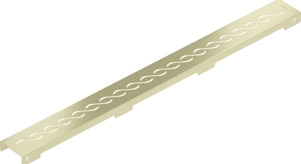 Mexen Flat M18 ereszcsatorna-takaró 50 cm, matt arany, 1A23050