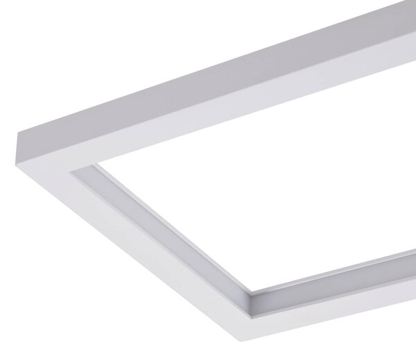 Lindby Poppy LED mennyezeti lámpa dimmerrel, dimmelhető, Fehér / opál, Nappali / Étkező, Alumínium, Modern