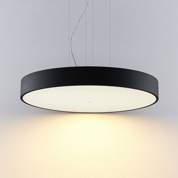 Arcchio Noabelle LED függő lámpa, fekete, 80 cm, dimmelhető, Fekete, Konyha, fém, Modern