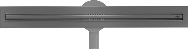 Mexen Flat 360° Slim zuhanyfolyóka 60 cm, szálcsiszolt grafit, 1E41060