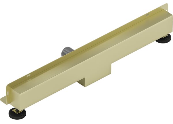 Mexen Flat Wall, fali zuhanyfolyóka 2 az 1-ben, 50 cm, matt arany, 1A30050