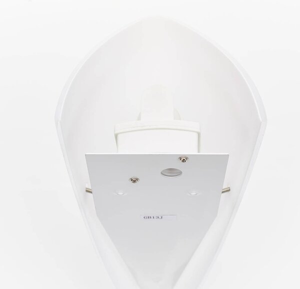 Fabas Luce Fehér fali lámpa Dedalo IP44, dimmelhető, Fehér / opál, Fürdőszoba, Üveg, Modern