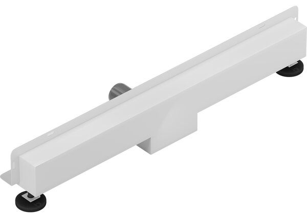 Mexen Flat Wall, fali zuhanyfolyóka 2 az 1-ben, 50 cm, fehér, 1230050