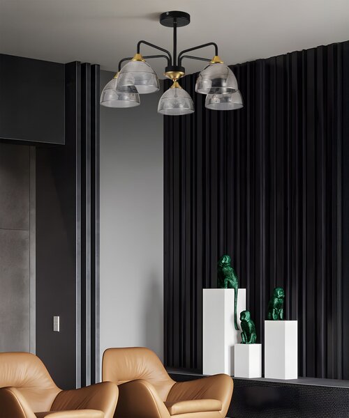 Mennyezeti lámpa G085-5C BLACK GREY